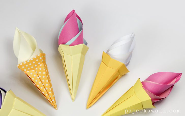 Paper Kawaii Learn How To Make A Super Cute Origami Ice Cream