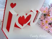 Pop Up Card Tutorial - Valentines day