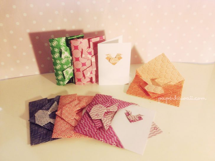 Origami Rabbit Envelopes Paper Kawaii 2 728x546