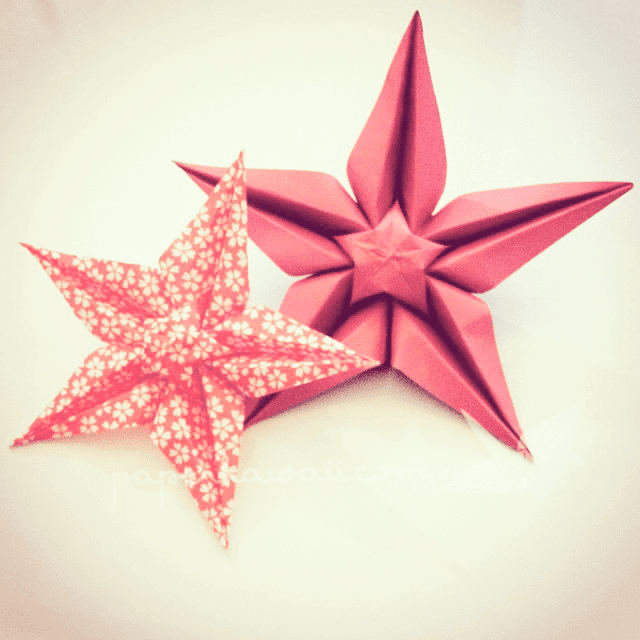 Origami Star Flower Video Tutorial
