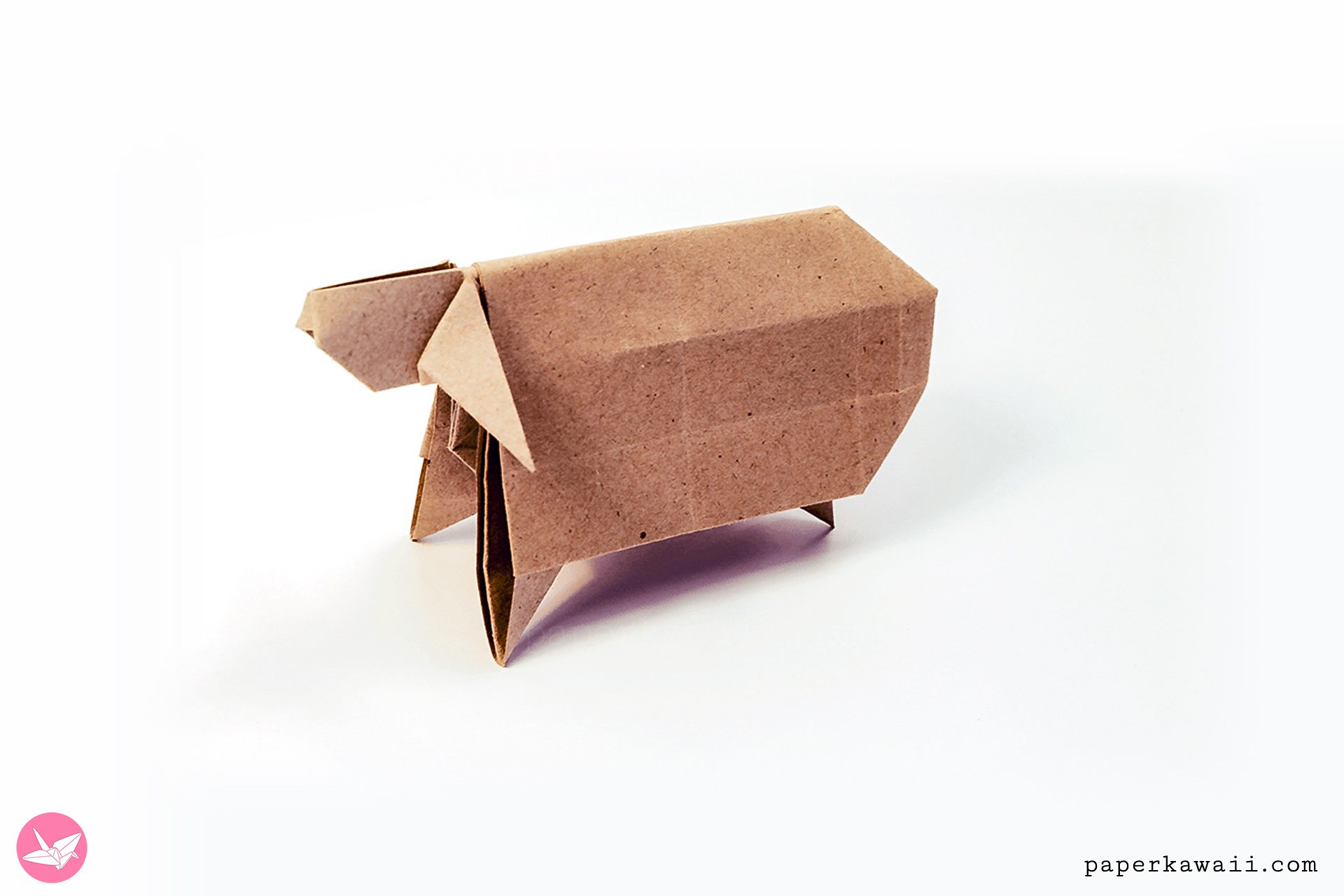 Origami Sheep Tutorial Paper Kawaii 01