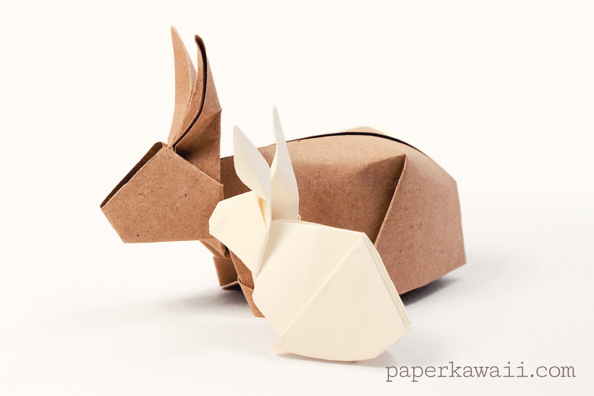 Origami Bunny Rabbit Tutorial Paper Kawaii 05