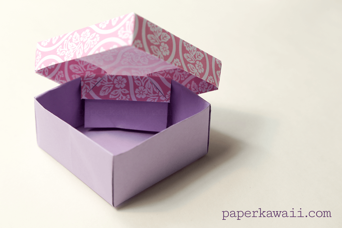 Origami Gem Box Paper Kawaii 02