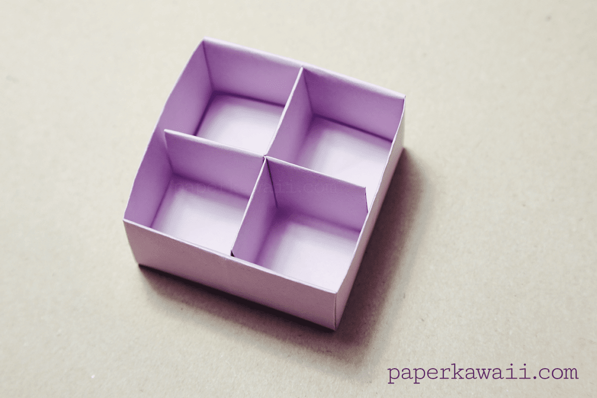Origami Masu Box Divider Tutorial Paper Kawaii 02