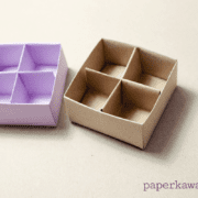 Origami Masu Box Divider Tutorial Paper Kawaii 03 180x180