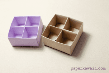 Origami Masu Box Divider Tutorial Paper Kawaii 03 350x233