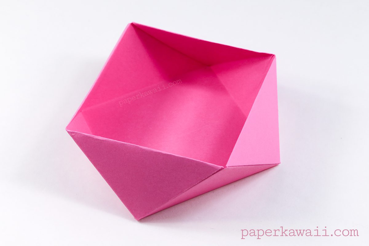 Traditional Origami Square Bowl / Box Instructions