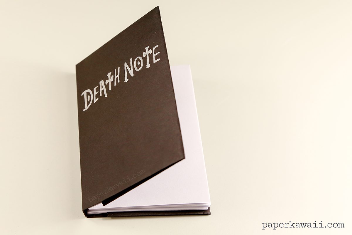Origami Death Note Book Tutorial 01