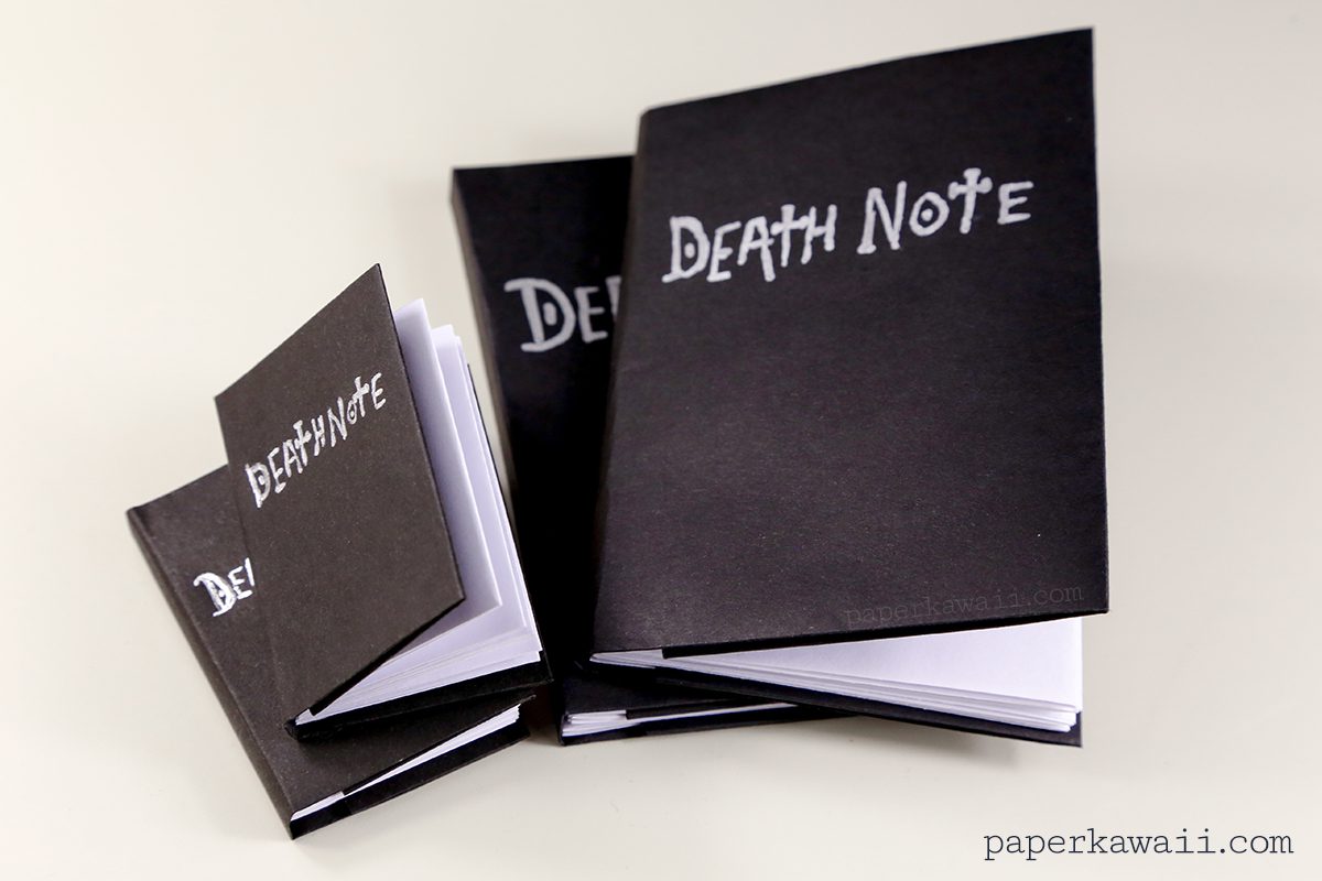 Death Note Origami Book Video Instructions - Paper Kawaii