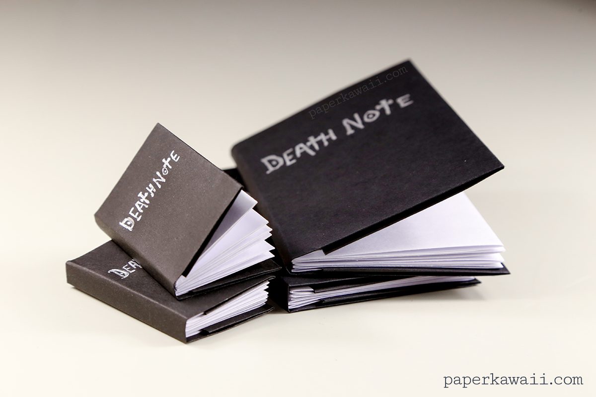 Origami Death Note Book Tutorial 06