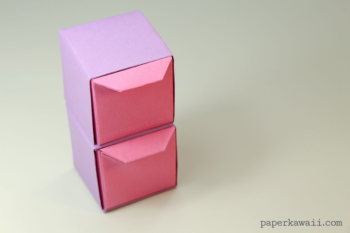 origami pull out drawers tutorial - #origami #crafts #drawers #papercraft #diy