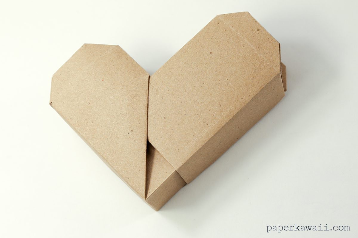 Origami Heart Box Video Instructions Paper Kawaii