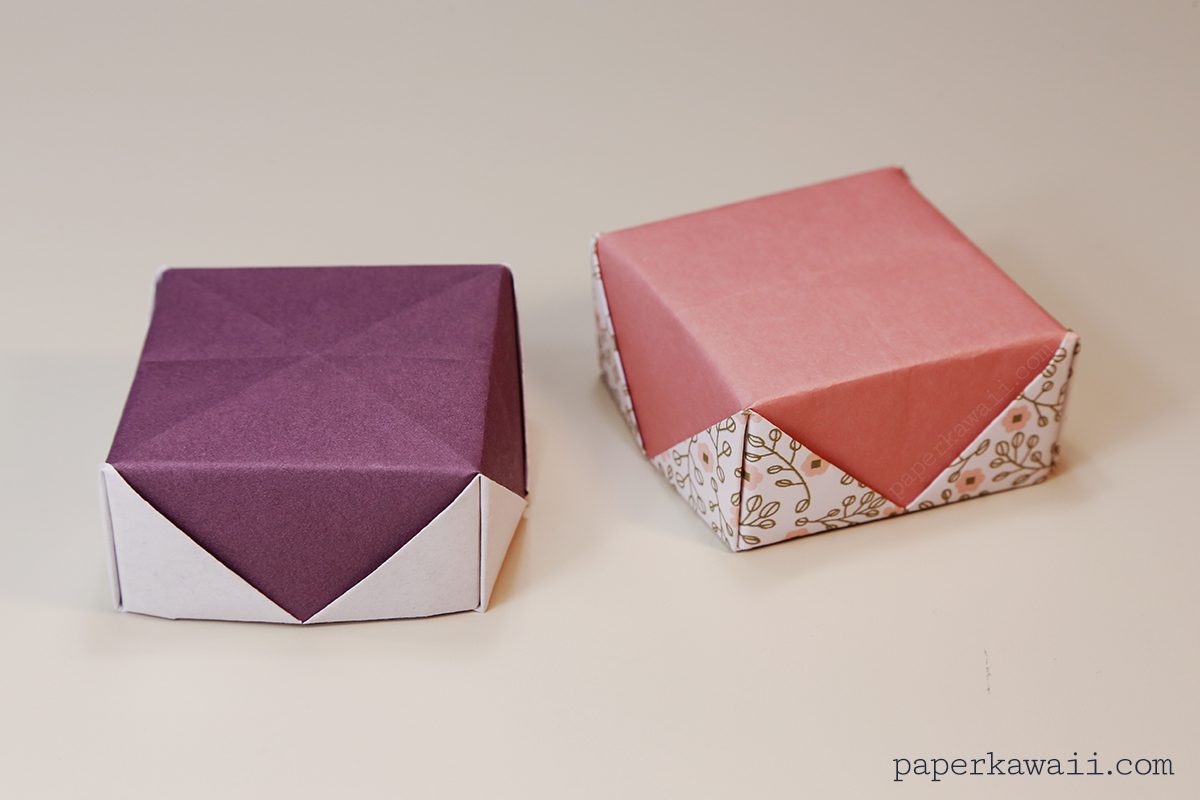 Origami Masu Lid Variation 2 02