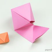 Origami Octahedron Decoration 02
