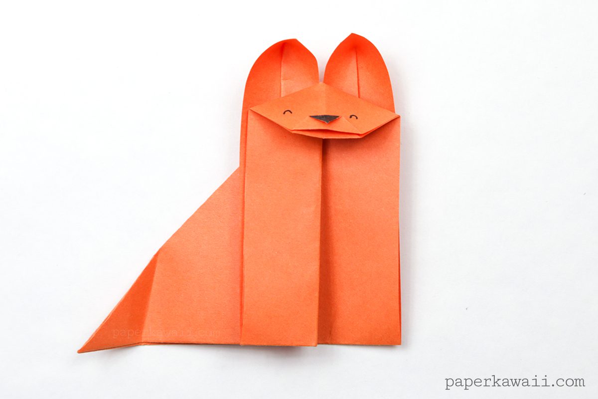 easy origami fox video tutorial - #origami #easy #diy #crafts #kids