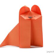 Origami Easy Fox Instructions 01