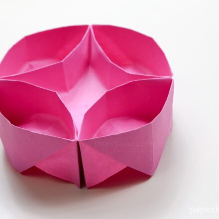 origami lazy susan instructions #origami #lazysusan #instructions #diy #crafts