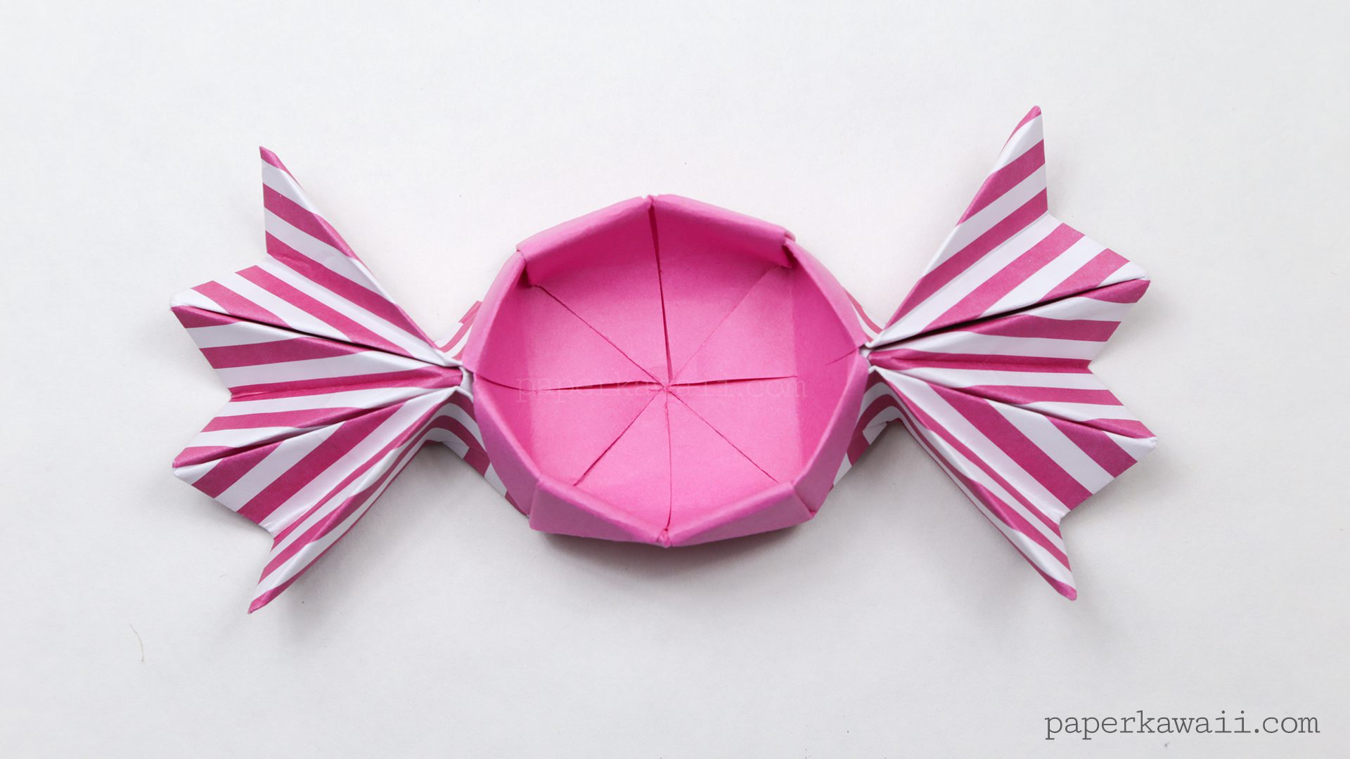 round origami candy box instructions - #diy #crafts #origami #candy