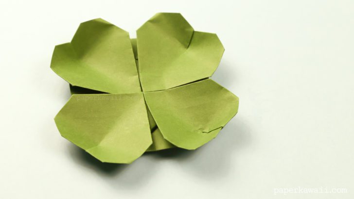 Origami Clover / Flower Instructions Paper Kawaii