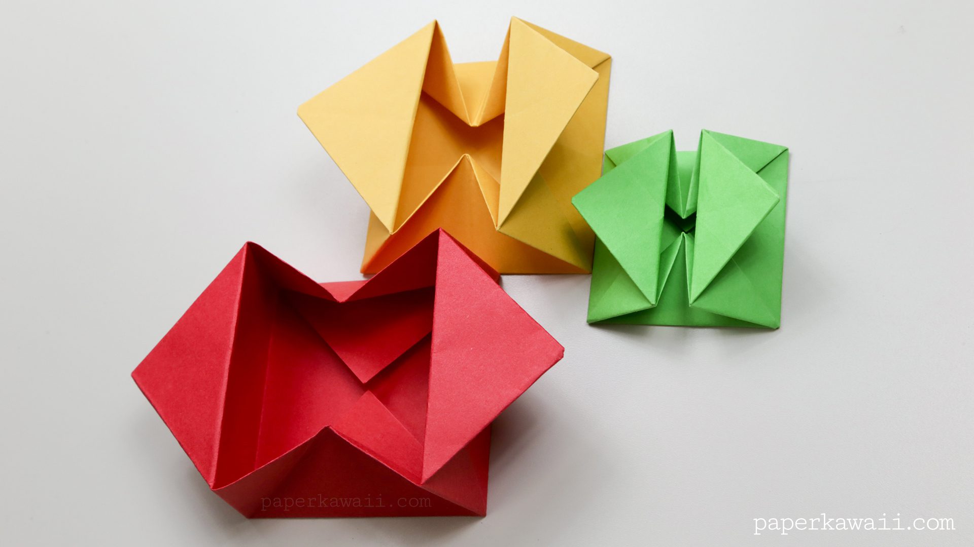 origami envelope or box instructions #origami #tutorial #diy