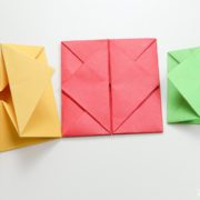 origami envelope or box instructions #origami #tutorial #diy