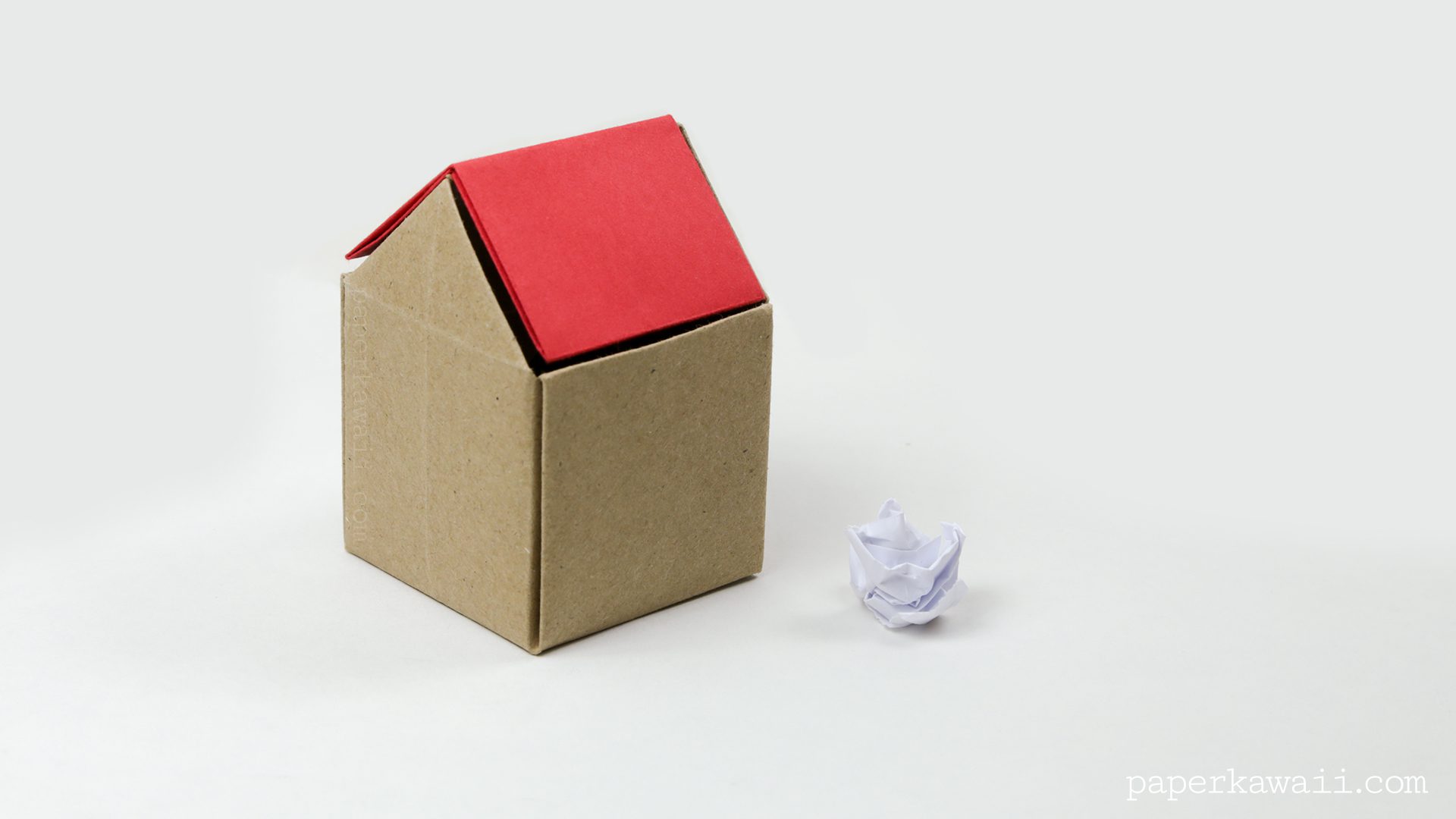 origami rubbish bin instructions #origami #rubbish #trash #diy