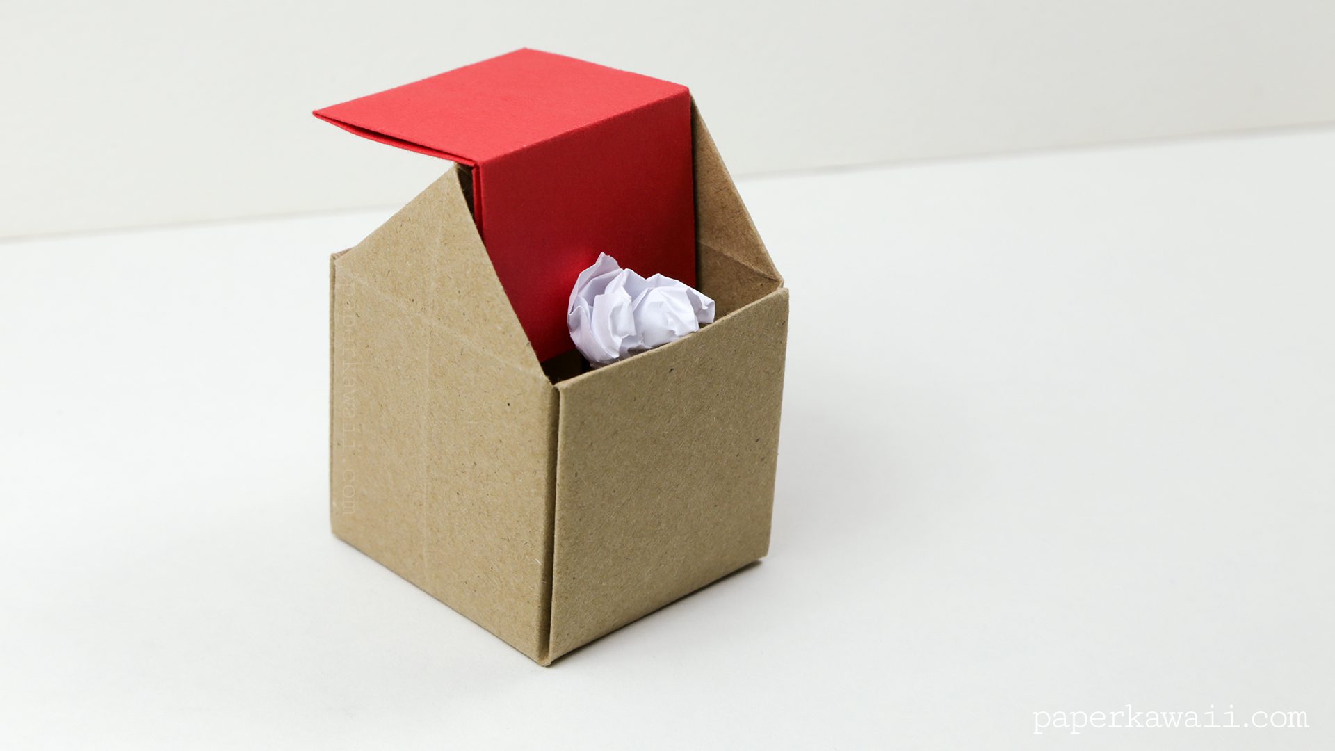 origami rubbish bin instructions #origami #rubbish #trash #diy