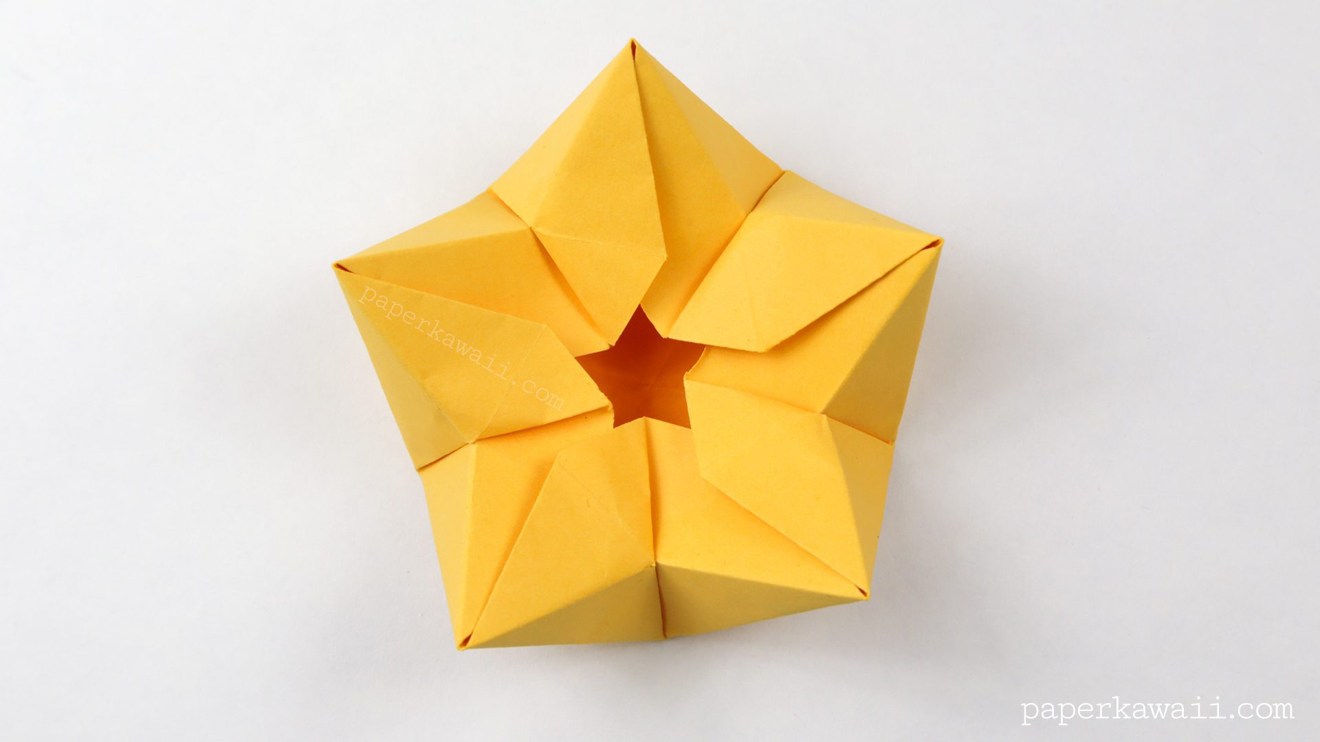 origami star flower crown tutorial #origami #diy #flower #crown #star #bowl