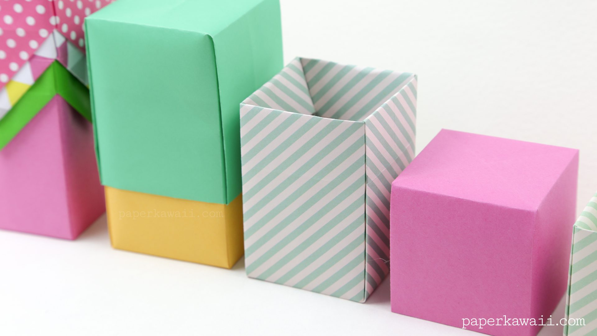 tall origami box or lid instructions #origami #crafts #diy