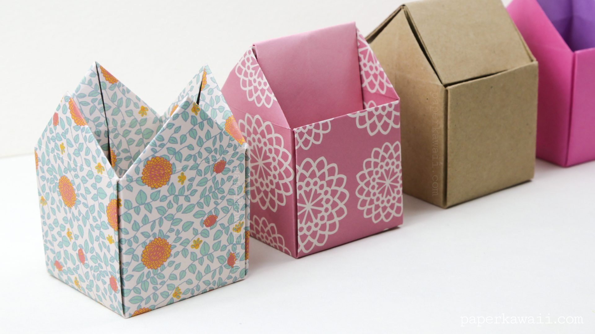 Origami Crown Box Tutorial - Tall Version #origami #crown #box #diy #crafts
