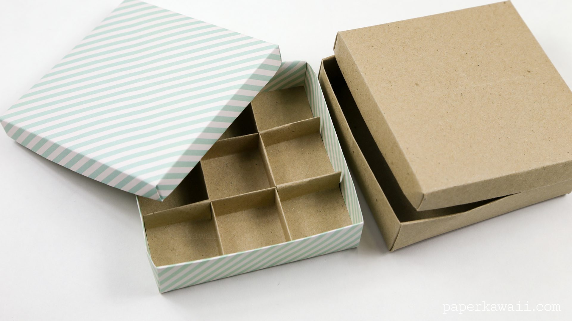 9 Section Origami Box Divider Instructions