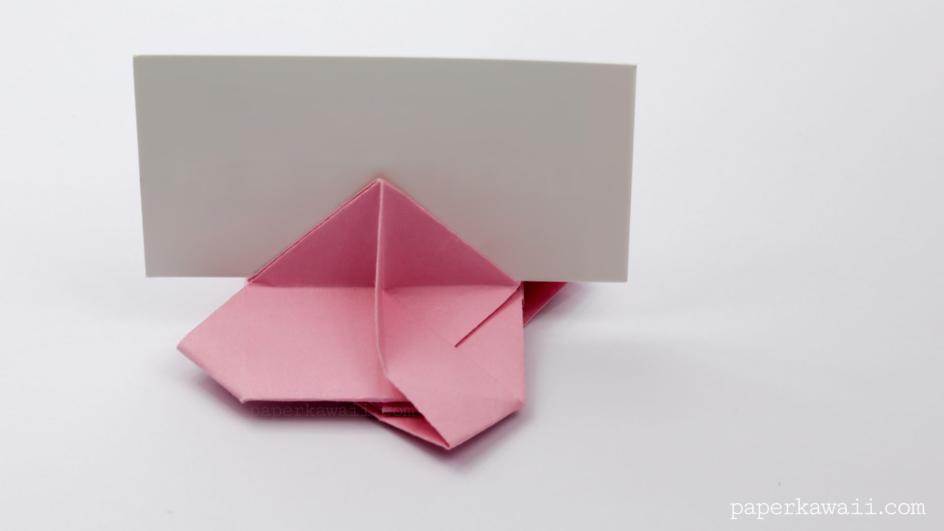 Origami Card Holder Instructions