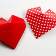 Origami 3D Puffy Heart Instructions