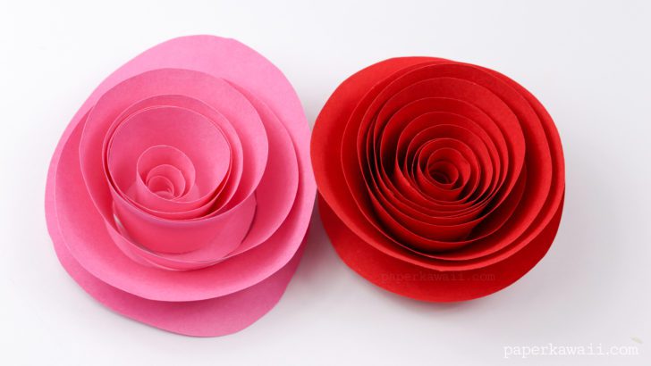 Easy Rose Papercraft 02