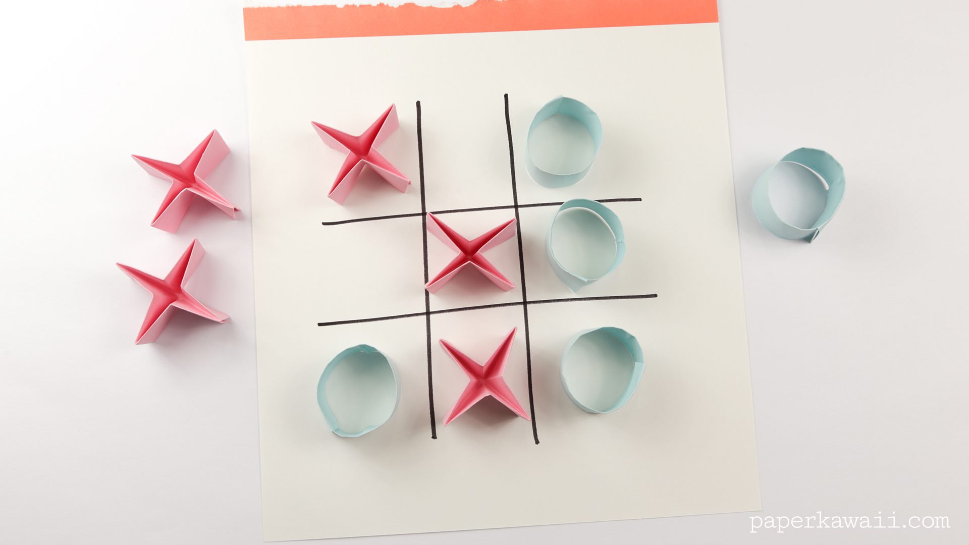 Easy Origami Naughts & Crosses Tutorial