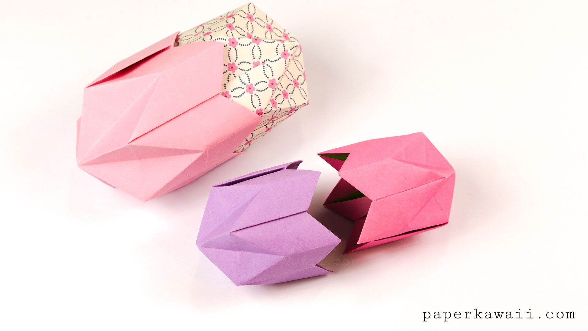 Origami Egg Box! It opens... :)