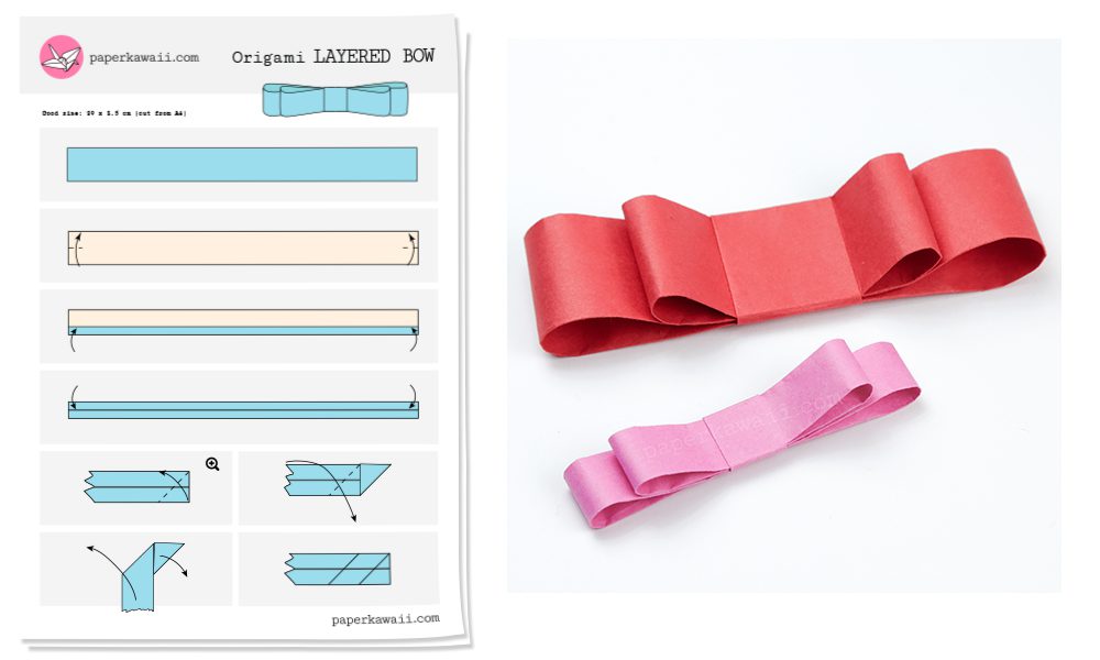 origami-layered-bow-diagram-paper-kawaii