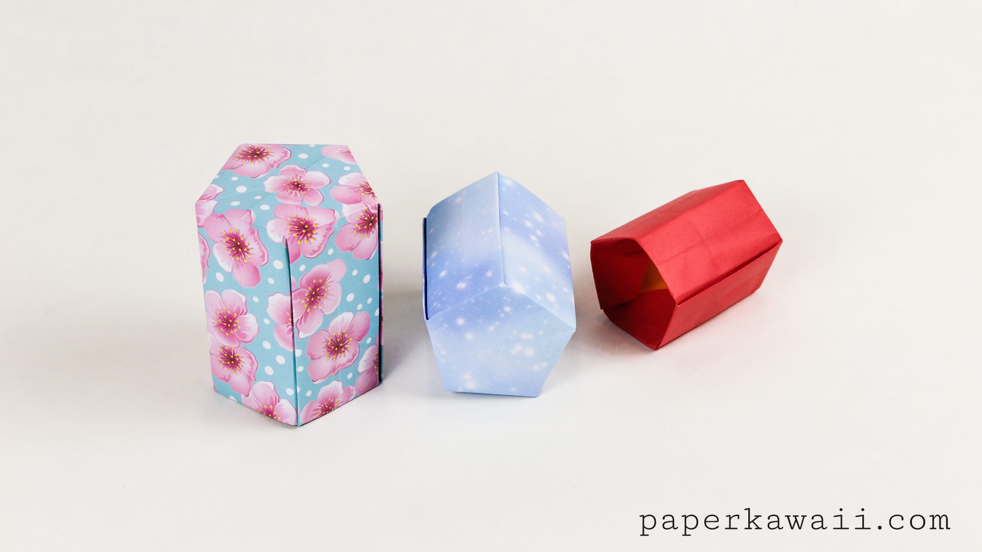 Tall Origami Pot Tutorial - Paperkawaii