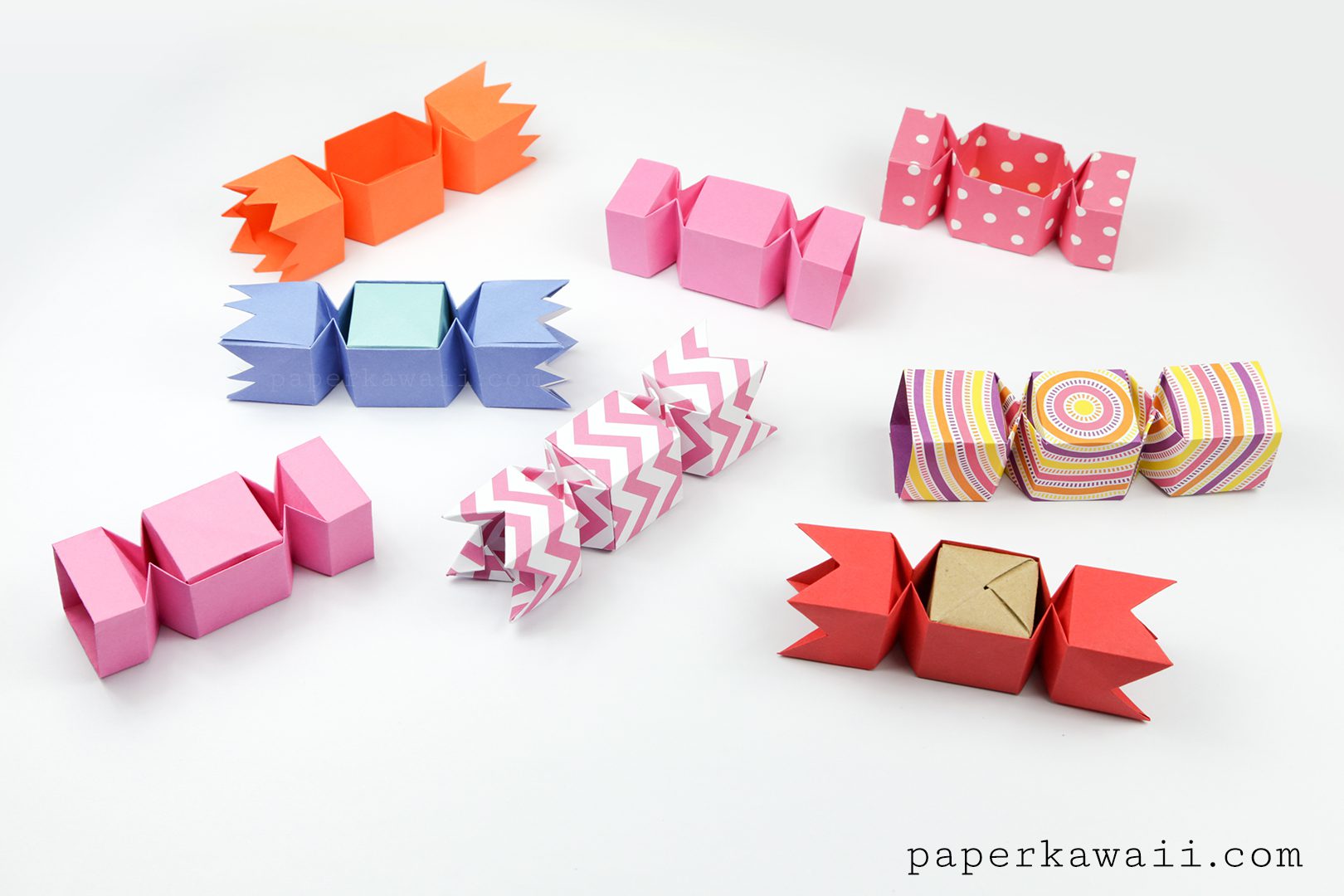 Origami Candy Boxes All