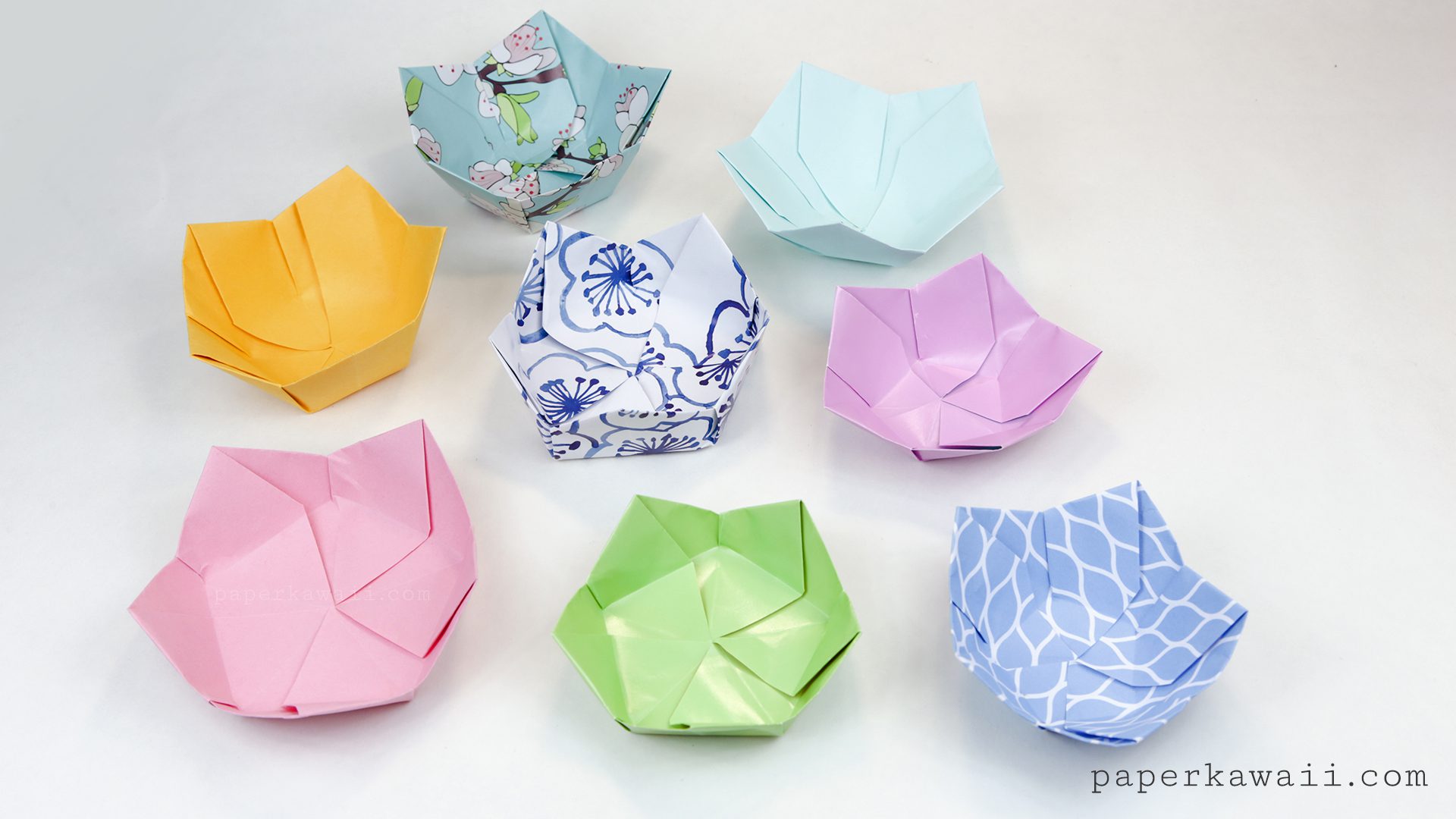 Origami Flower Bowl 01