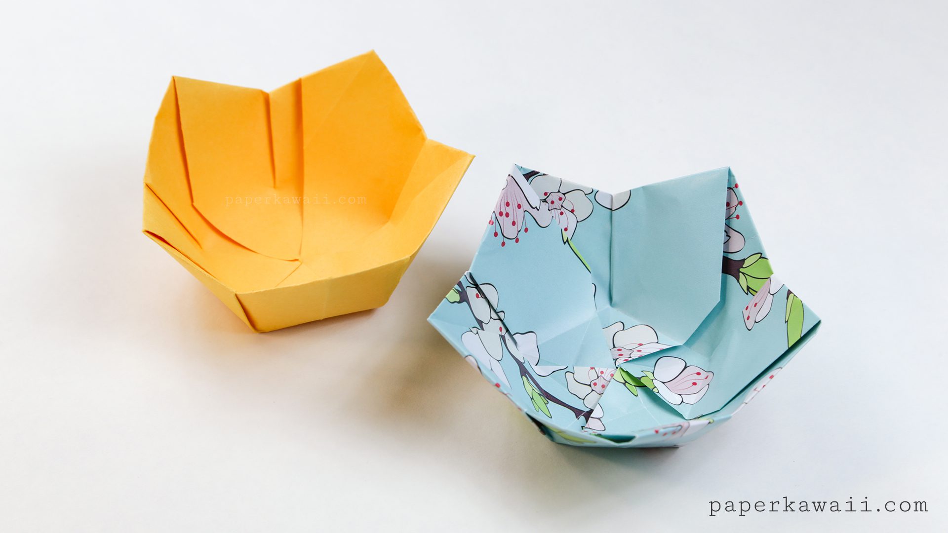 Origami Flower Dish 03