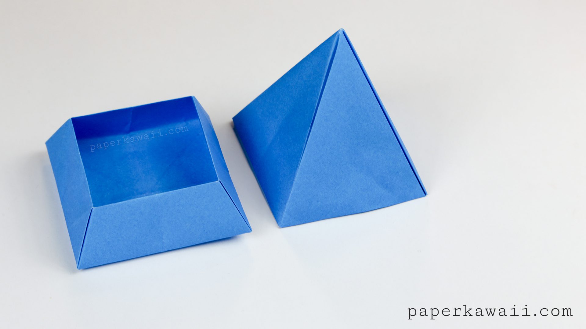 Origami Pyramid Box Tutorial