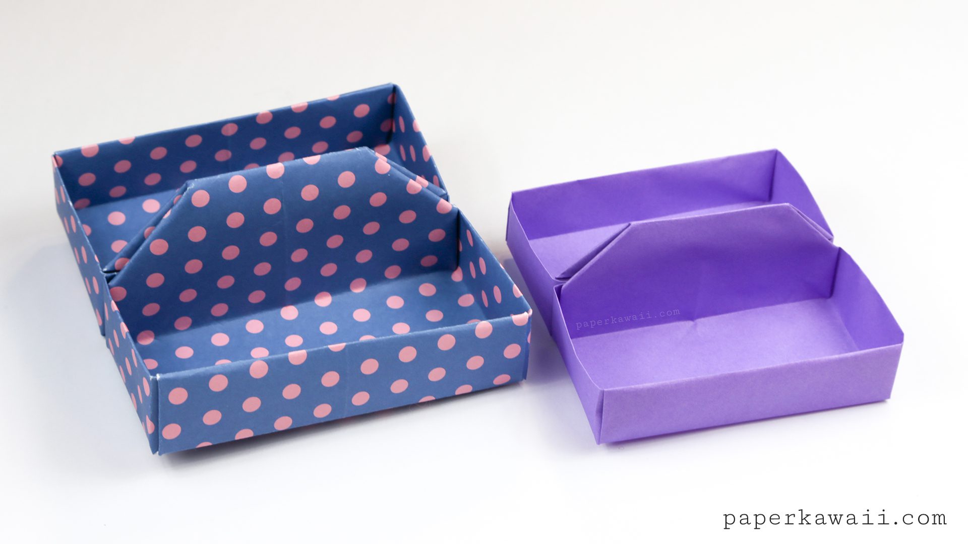 Square Origami Tray / Table Caddy Tutorial