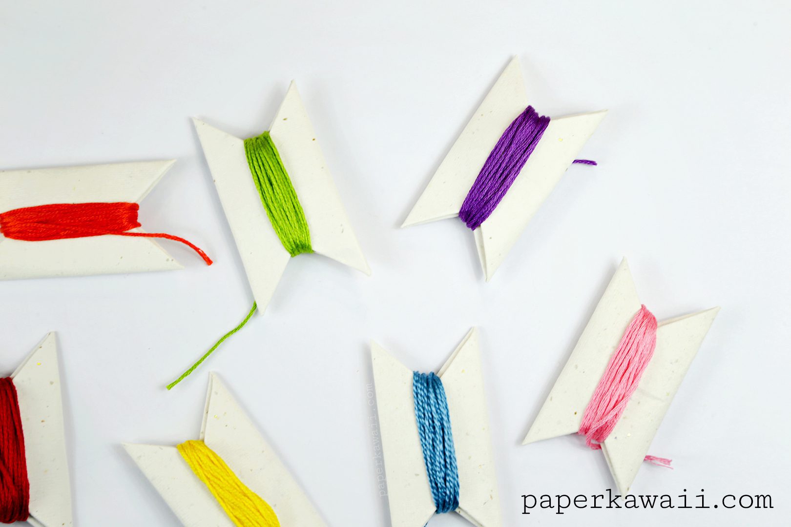 Origami Bobbin / Spool Tutorial - Sewing Thread Holders - DIY
