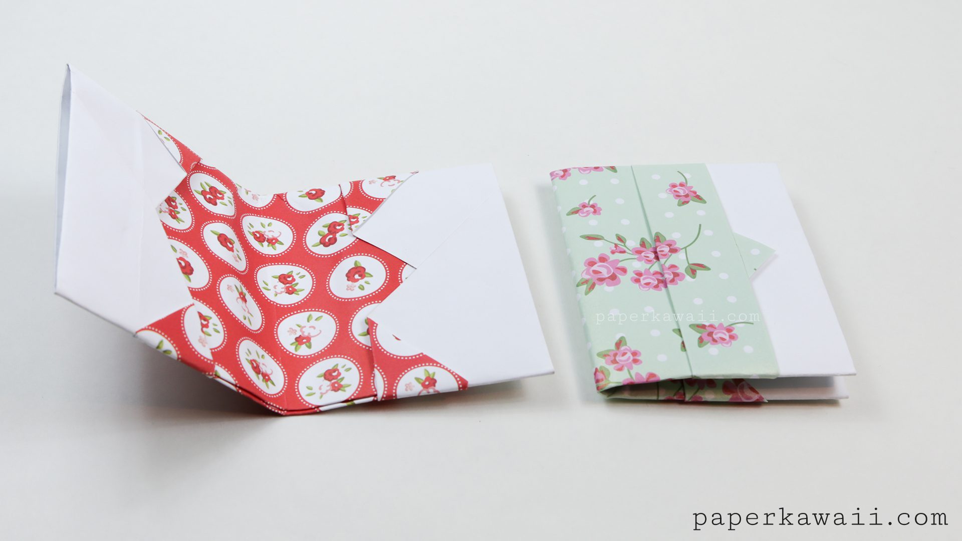 Origami Card Wallets Tutorial 01