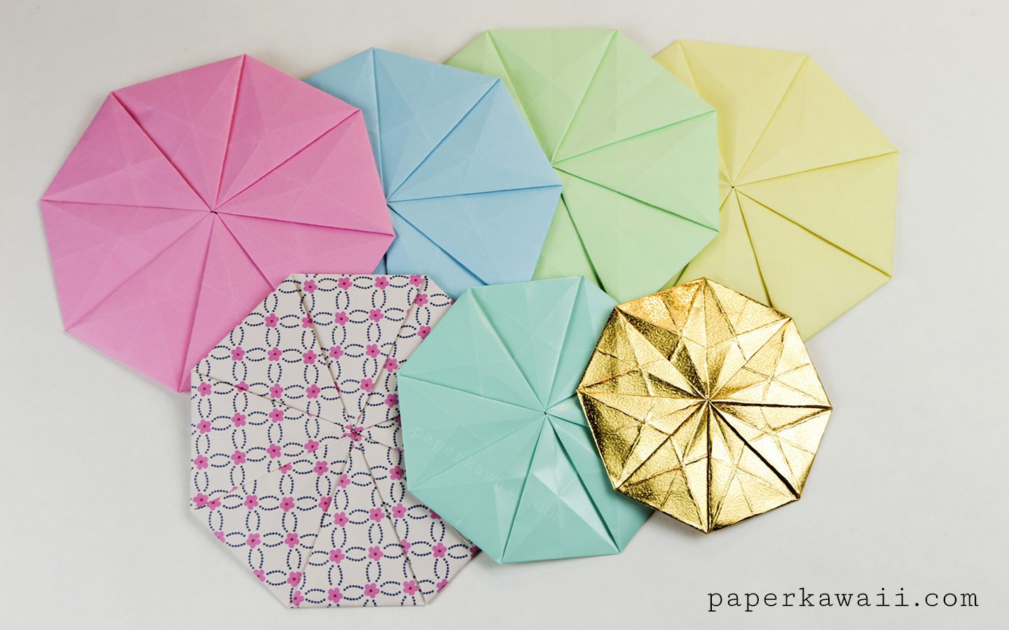 Use an Origami Octagonal Tato as a Coaster!