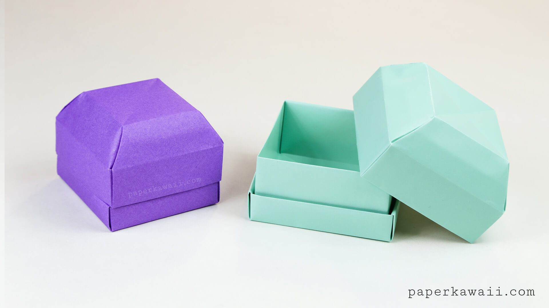 Origami Gem Gift Box Tutorial