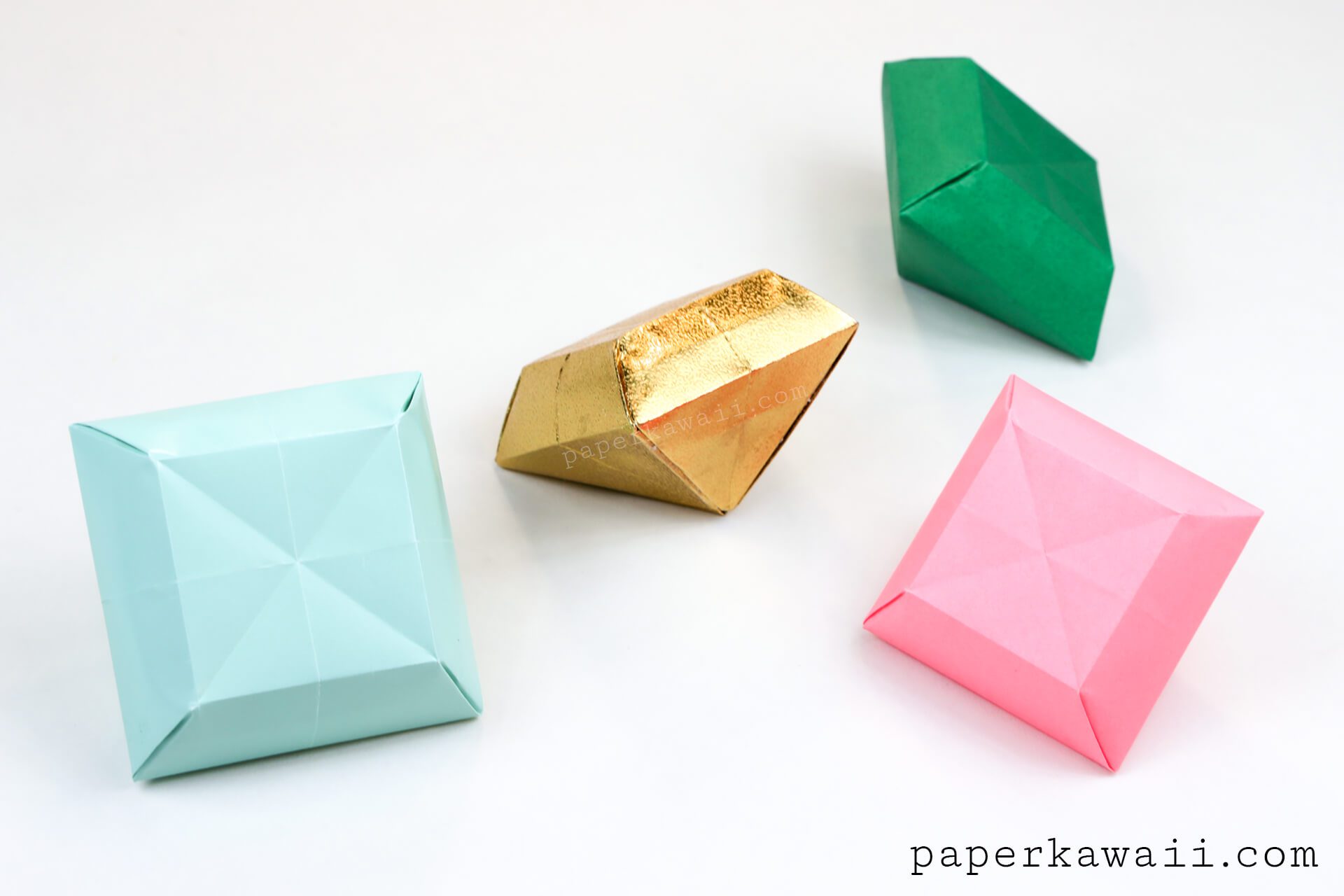 Origami Gem Crystal Tutorial