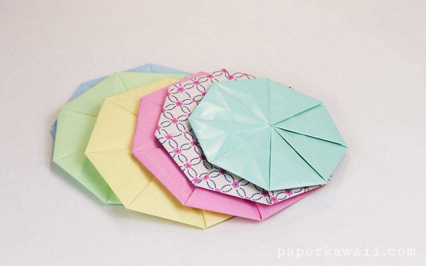 Use an Origami Octagonal Tato as a Coaster!