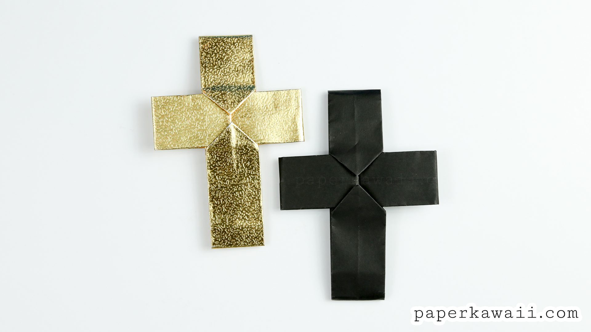 Easy Origami Cross Tutorial - Paper Kawaii1920 x 1080